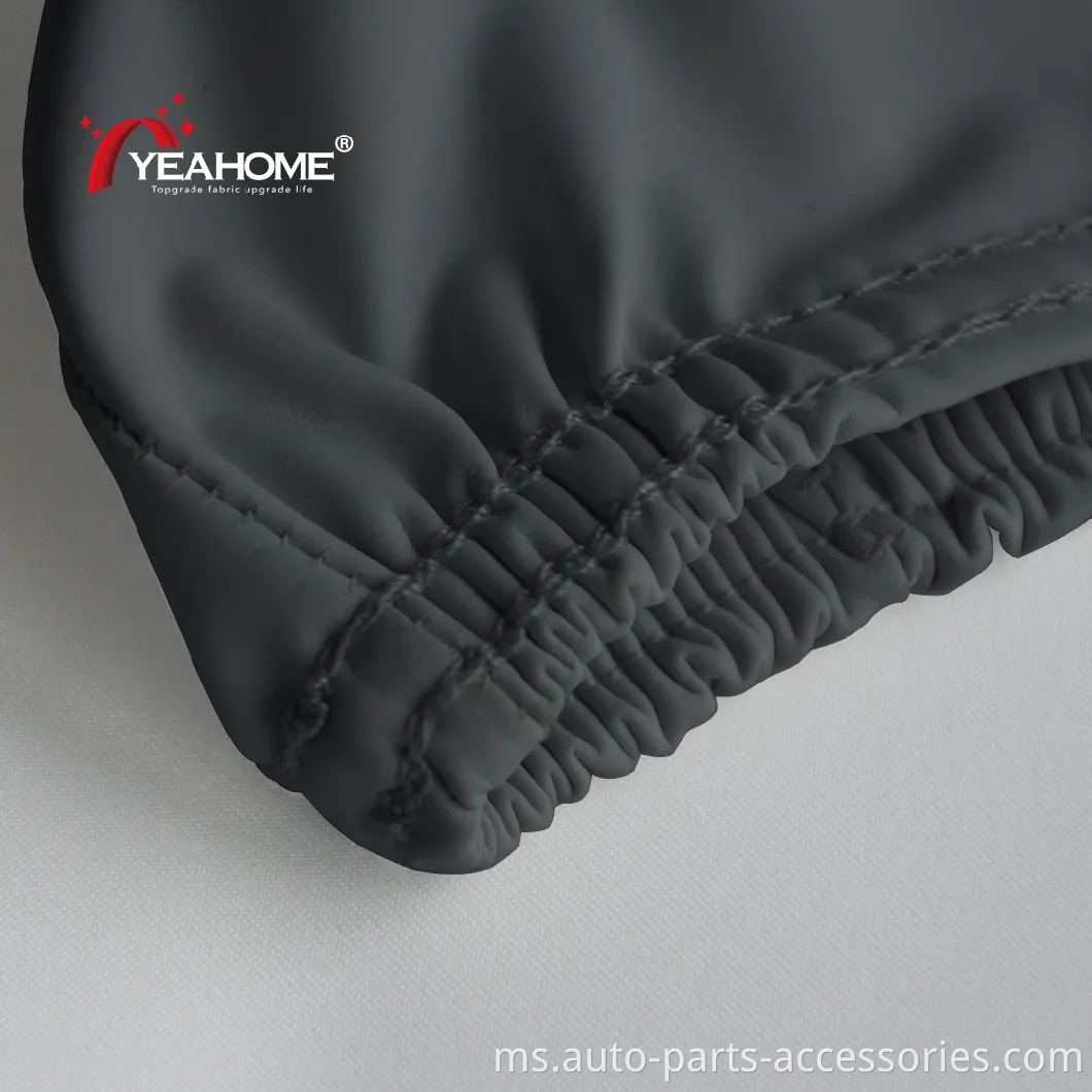 Kualiti teratas meliputi PU Coating Bahan Elastic Waterproof Debu-Proof Auto Car Cover